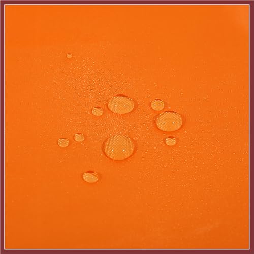 Motorcycle Cover Lightweight Half Cover Outdoor Waterproof Rain Dust Protector Orange XL Size for Most Full Dress Touring Cruiser Replace Parts