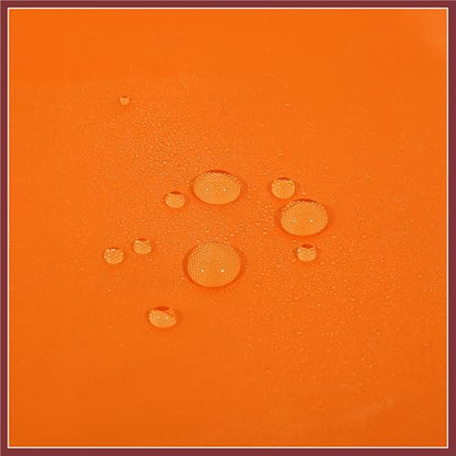 Motorcycle Cover Lightweight Half Cover Outdoor Waterproof Rain Dust Protector Orange XL Size for Most Full Dress Touring Cruiser Replace Parts