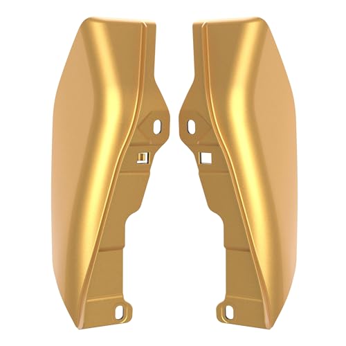 Mid Frame Air Deflectors Heat Shield Fit for Harley Touring 2009-2026 Black Hills Gold - color: Black Hills Gold