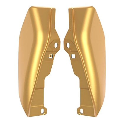 Mid Frame Air Deflectors Heat Shield Fit for Harley Touring 2009-2026 Black Hills Gold - color: Black Hills Gold
