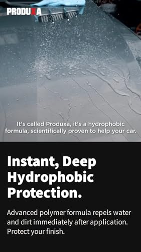 Premium Hydrophobic Waterless Car Detailer Spray-Ceramic Spray Wax, Paint Sealant, UV Protection | All-in-One Car Detailing Kit for Cars, Trucks, Motorcycles & RVs + 5 Microfiber Towels