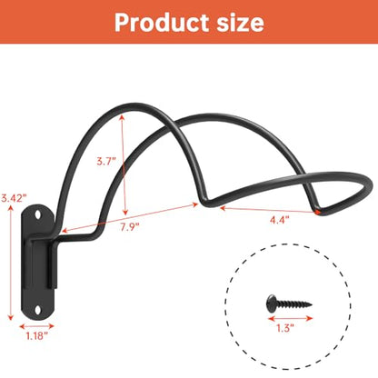 Yuleimy Helmet Wall Mount, Heavy Duty Football Helmet Holder, 2 Pack | Durable Steel Garage Shelf, Sleek Helmet Wall Mount Display Fits Football Helmet Wall Mount And Baseball Gear - size: 2 Pack