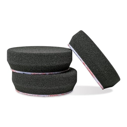 Griot's Garage 3" Black Foam Finishing Pads for Car Polishing and Detailing, Buffing Pads for Paint Correction and Sealant Application, 11274, Set of 3 - style: 3" (Set of 3)