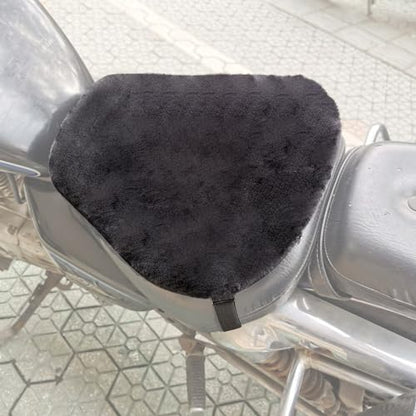 Motorcycle Gel Seat Cushion, 3D Honeycomb Shock-Absorbing, Hollow and Breathable, Hel Material is Compressive, Non-Breaking, Non-Hardening, Soft and Comfortable (Plush)
