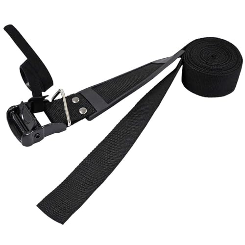 2 Pack 1.5in x 12ft Lashing Straps with Cam-Buckle and Grip-pad, Heavy Duty Cargo Tie-Downs, Multi-Purpose Cinch for Moving Straps - color: 2 Lashing Straps