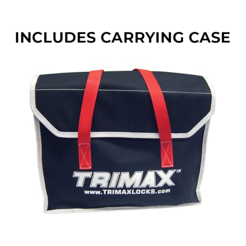 Trimax TCL265 Small Deluxe Keyed Alike Wheel Chock Lock, (Pack of 2) - style: 2 Pack TCL65