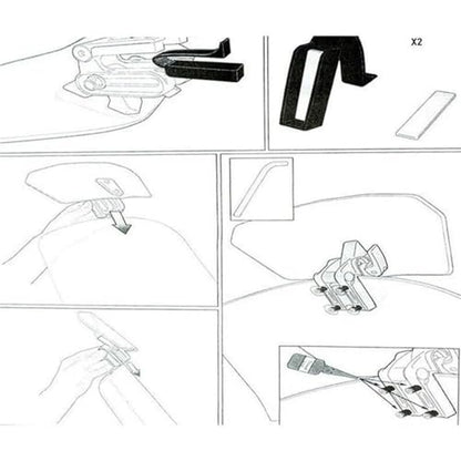 Deflector Windscreen Motorcycle Universal Adjustable Clip On Windshield Extension Deflector Windscreen Extender Spoiler for All Motorbike