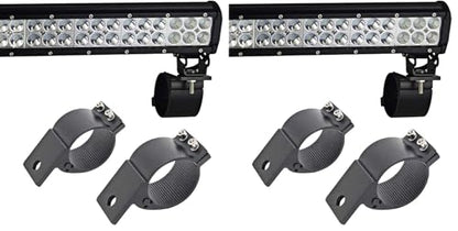 2.5 Inch Tube Clamp Mounting Bracket Kit for LED Light Bar LED Off-Road Light Horizontal Bar Tube Clamp Roof Roll Cage Holder (Pack of 2) - size: 2.5'' (Pack of 2)