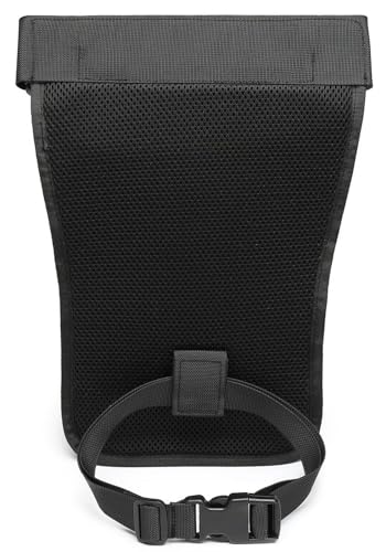 Motorcycle Tactical Drop Leg Thigh Bag with Holster Handgun Firearm Pistol Bag for Men Hunting Shooting Range Additional 3 Magazine Storage Slots - color: Navy Blue Dark Blue