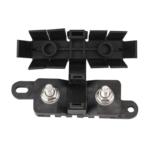 GLOSO Mega Bolt-Down Fuse Holder with Black Cover (Fuse not Included) M8 Stud 500 Amp Rating - color: 1 Black Fuse Holder, size: Fuse Holder