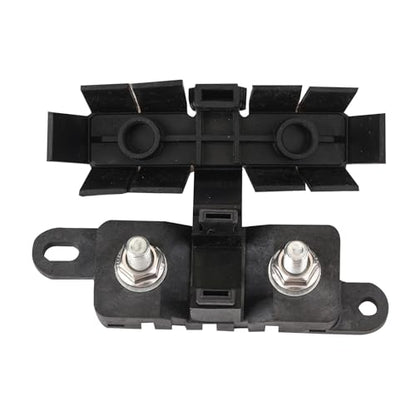 GLOSO Mega Bolt-Down Fuse Holder with Black Cover (Fuse not Included) M8 Stud 500 Amp Rating - color: 1 Black Fuse Holder, size: Fuse Holder