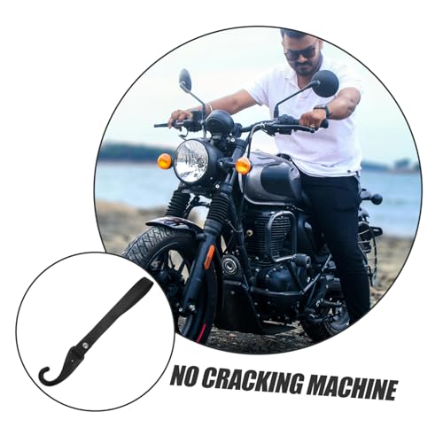 PRETYZOOM 2Pcs Motorcycle Holder with Hooks Punch Installation Handlebar Strap for Keys Gloves Accessories Durable Material for Clean Intact Motorcycle