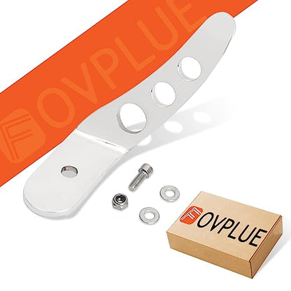 FOVPLUE For Jiffy Stand Extension,Kickstand Extension for Harley Touring models 1991-2025, for CVO Electra Glide Road Glide Road King Street Glide Revival FLH Ultra Limited Ultra Classic,Chrome