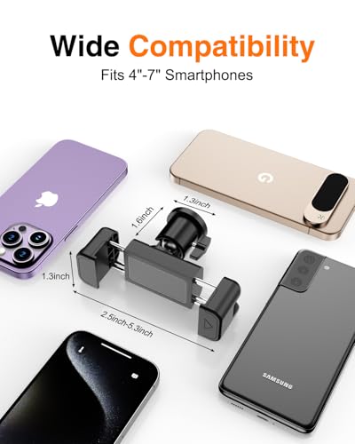 Gym Magnetic Phone Holder, 360°Adjustable, Portable Magnetic Phone Holder Mount for Gym, Attaches to Metal Surfaces, Gym Accessories for Men and Women Workout, Compatible with 4-7" Smartphones - size: JSF11