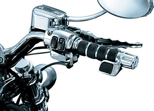 Kuryakyn 6238 Motorcycle Handlebar Accessory: Hand Grip End Cap Weight, Chrome, 1 Pair - color: Chrome