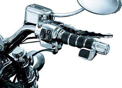 Kuryakyn 6238 Motorcycle Handlebar Accessory: Hand Grip End Cap Weight, Chrome, 1 Pair - color: Chrome