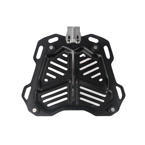 Motorcycle Rear Luggage Bracket 1Pc 45L 55L 65L 80L Motorcycle Top Rear Luggage Box Bracket Plate Trunk Boot Quick Release Base Plate Shelf Holder CNC Aluminum - color: 45L
