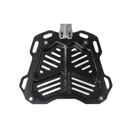 Motorcycle Rear Luggage Bracket 1Pc 45L 55L 65L 80L Motorcycle Top Rear Luggage Box Bracket Plate Trunk Boot Quick Release Base Plate Shelf Holder CNC Aluminum - color: 45L