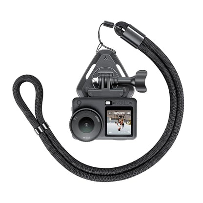Magnetic Neck Brace with Limiting Rope for osmo Action 6/5/4,for GoPro Max Hero,for Insta360 and Other Wearable Cameras