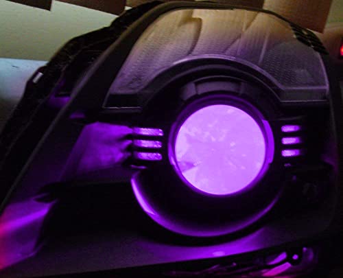 iJDMTOY Purple 3-SMD-5050 LED Accent Ambient Lighting Ribbons Compatible with Car Motorcycle Projector Demon Eyes Retrofit - style: Purple