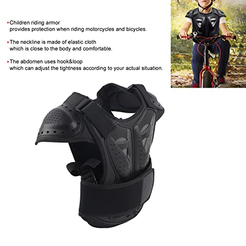 Kids Riding Armor Kids Cycling Armor Youth Body Protector Child Protective Vest Chest Back Protector Reflective Adjustable Hook and for Motorcycle Scooter - size: Small