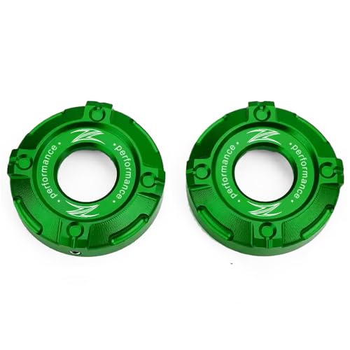 Compatible with Kawasaki Z900 Z650 Z 900 650 Z650 ABS RS SE 2017 2018 2019 2020 2021 2022 2023 2024 2025 Motorcycle Accessories CNC Aluminum Front Forks Trim Cover Cap (Green) - color: Green