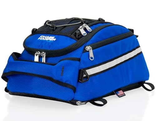 Chase Harper USA 5400 Tail Trunk- Water-Resistant, Tear-Resistant, Industrial Grade Ballistic Nylon - Universal Fit with Adjustable Strap Mounting System – Blue - color: Blue, size: Tail Trunk