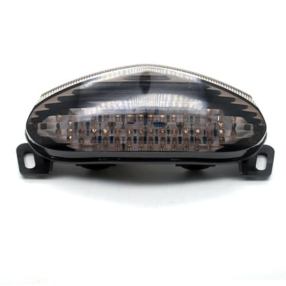 MZS Motorcycle Tail Light Turn Signal LED Integrated Blinker Smoke Compatible with EX 650 EX650 ER6n ER6f 2009-2011 / KLZ1000 KLZ 1000 2012-2018 / EX400 2011-2013 / ER-4N 2011-2013 - size: ER6N/EX650/KLZ1000