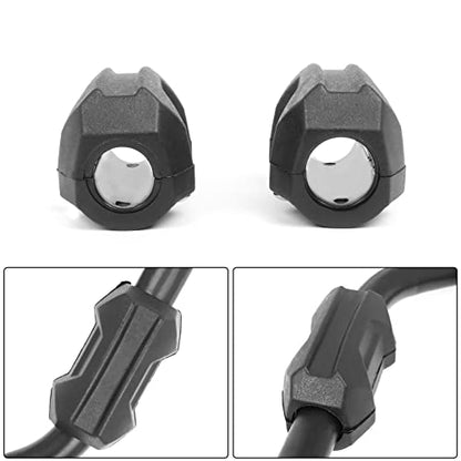 Worldmotop Universal for 2PCS 23MM Motorcycle Engine Guard Bumper Protector Crash Bar Slider