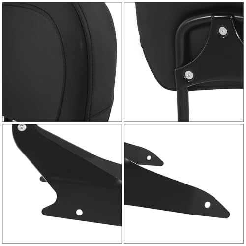 XFMT Motorcycle Black Detachable Sissy Bar Passenger Backrest Pad For Suzuki Boulevard M109R 2006-2024