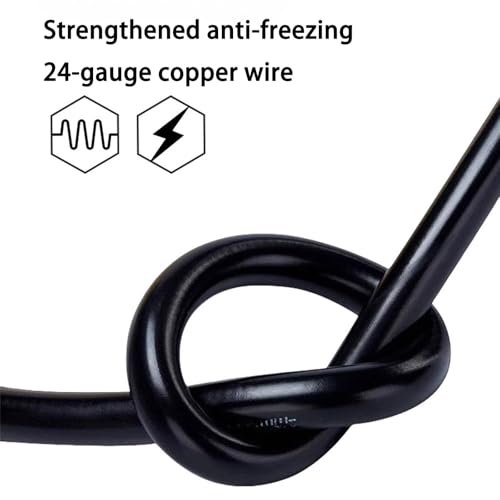 Heated Motorcycle Grips, Heated Grips Cover for Motorcycle, Motorcycle Heated Grips USB Powered, 3 Gear Temperature（45-60°C）ATV Heated Handlebar Warmers