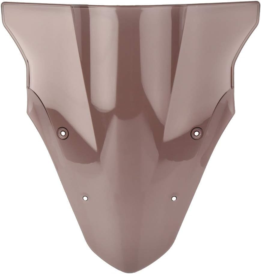 Motorcycle Windshield Windscreen Screen Double Bubble ABS Compatible for Kawasaki Ninja 650 ER-6F ER650F 2012-2016 Brown - size: Brown