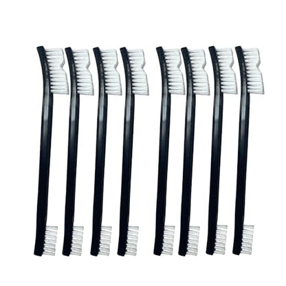 Anti-Static Nylon Bristles Deep Clean Soft Cleaning Brush: 8 Nylon Brushes for Delicate Surfaces - from Keyboard Crumbs to Aquarium Algae - Features Soft Detailing Brush, Culvert Cleaning Tool - size: 8 pcs