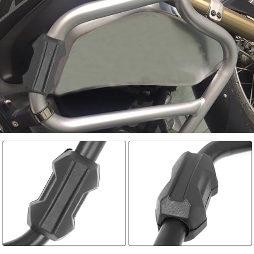 1 Pair 22/25/28mm Motorcycle Engine Bumper Blocks Universal Motorcycle Engine Guard Bumper Crash Bars Protectors Replacement for Honda Suzuki Kawasaki Yamaha BMW