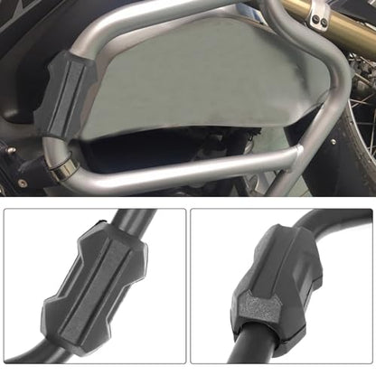 1 Pair 22/25/28mm Motorcycle Engine Bumper Blocks Universal Motorcycle Engine Guard Bumper Crash Bars Protectors Replacement for Honda Suzuki Kawasaki Yamaha BMW