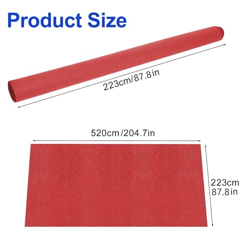 1 Pack Garage Floor Mat 88" x 204" - Oil Spill Mat for Under Car Driveway Oil Drip Pad, Highly Absorbent Maintenance Mat, Waterproof Backing, Leak Absorbent, Reusable, Washable, Protect Garage Floor