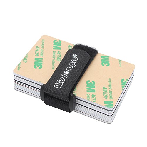 20 Pack 0.8 x 8 Inches Hook and Loop Reusable Fastening Cable Tie Down Straps by Wisdompro - Reusable, Durable Functional Ties to Keep Your Home, Office, Workspace from Tangled Messes of Cords - size: 0.8 x 8 Inch, 20 Pack