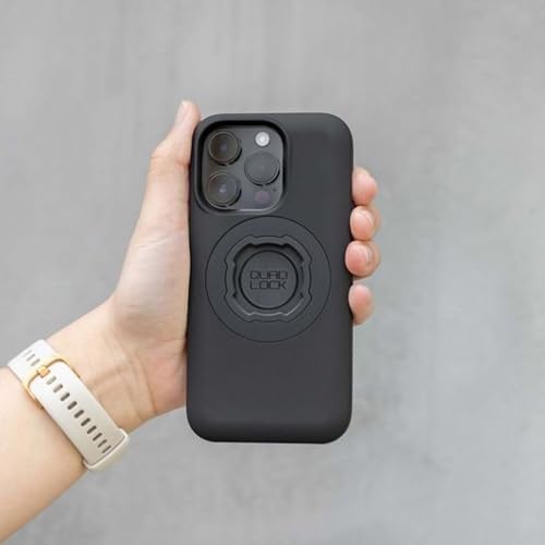 Quad Lock Motorcycle Fork Stem Mount PRO Kit with Vibration Dampener and MAG Phone Case for iPhone 14 Plus - size: iPhone 14 Plus