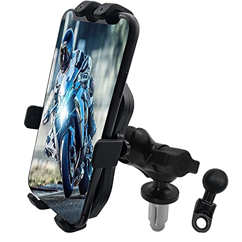 Motorcycle Phone Mount GPS Navigation Bracket Mobile Phone Holder Fork Stem for Suzuki Hayabusa GSX-R 600 750 1000 YZF R1 R6 S1000RR CBR250R 300R Kawasaki Ninja 400