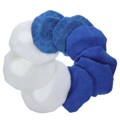 SOIMISS 9pcs Coral Fleece Car Buffer Pads Kit for Waxing and Car Detailing, Soft and Gentle Plush Fiber Buffing Bonnet Covers for Motorcycle and Bicycle Polisher