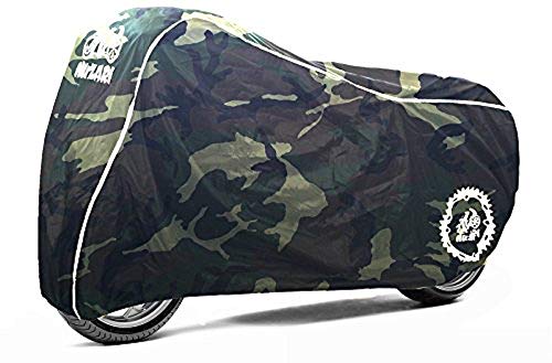 Heavy Duty Motorcycle Cover - Outdoor Bike Storage Motorcycle Covers - Motorcycle Cover Waterproof Outdoor - Dirt Bike Covers (Camouflage, Medium) - color: Camouflage, size: Medium