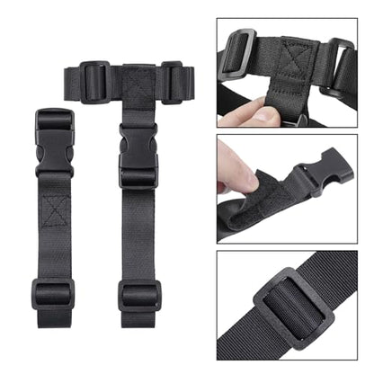 Vigorport Luggage Straps, Luggage Connector Straps for Suitcases Add A Bag and Connect Your 2 Suitcases Together Adjustable Attachment Accessories Belts (1'' Width Medium Size) - size: 1''W Medium