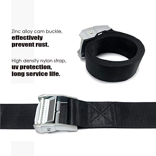 Safety Tie Down Kit, Large Hold Down Strap, Suitable for Battery, Cooler and Fuel Tank, Effectively Prevent Equipment from Slipping (2 Pack)
