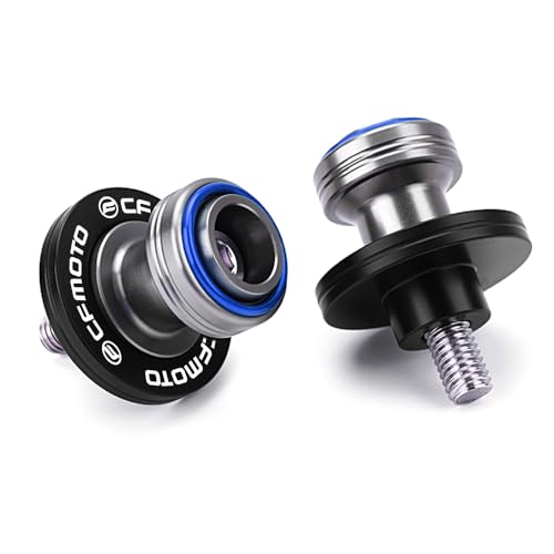 Compatible with CFMOTO Ibex450 Ibex800 300SS 450SS 450NK 450CLC 675SS 675NK 750SS 800NK Motorcycle CNC Swingarm Spools Sliders Stand Screw Paddock Bobbins (Blue) - color: Blue