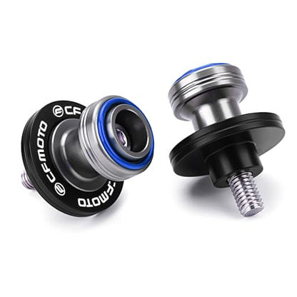 Compatible with CFMOTO Ibex450 Ibex800 300SS 450SS 450NK 450CLC 675SS 675NK 750SS 800NK Motorcycle CNC Swingarm Spools Sliders Stand Screw Paddock Bobbins (Blue) - color: Blue