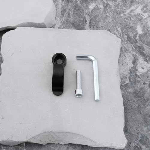 2Pcs Motorcycle Handlebar Hook CNC Aluminium Helmet Hook Suitable for Motorcycle Helmets Gloves Cups(Black) - color: Black