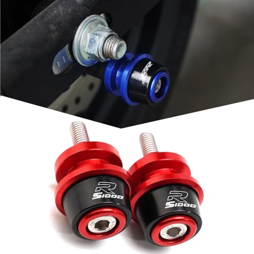 FOR S1000R/S1000RR/S1000XR 2019 2020 2021 2022 2023 2024 M8 8mm Swingarm Spools Slider Motorcycle Accessories (red,S1000R) - color: red, size: S1000R