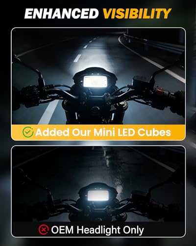 LED Pod Lights, 2 inch 50W LED Pods Ditch Lights Reverse Lights LED Cubes for Trucks, Jeeps, Motorcycles, SUVs, ATVs, UTVs - Wide Driving Beams, 2PCS - size: 2 Inch White Driving Lights