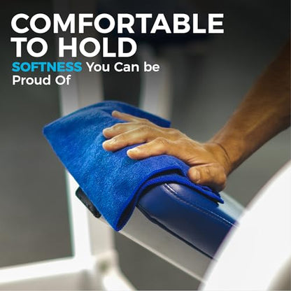 The Rag Company - All-Purpose Microfiber Terry Cleaning Towels - Commercial Grade, Highly Absorbent, Lint-Free, Streak-Free, Kitchens, Bathrooms, Offices, 300gsm, 14in x 14in, White (12-Pack) - color: White, size: 14in x 14in