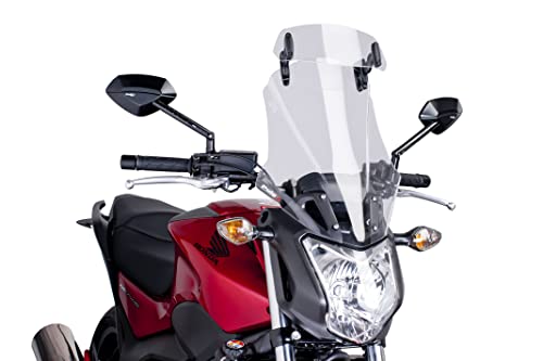Puig 6319W Clear 230mm X 90mm Multi-Adjustable Clip-On Visor